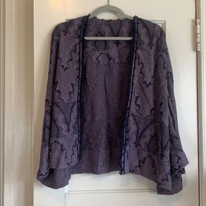Free People wide sleeve smock